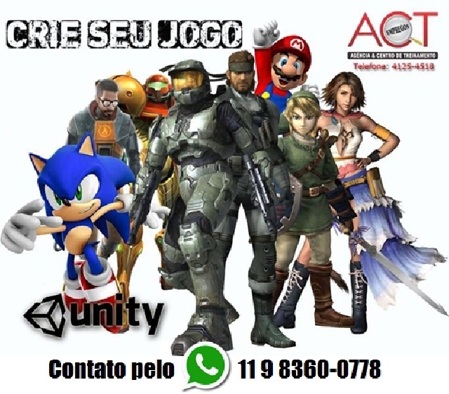 Foto 1 - curso criao de games entre outros