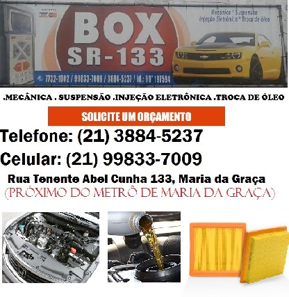 Oficina mecânica box sr 133
